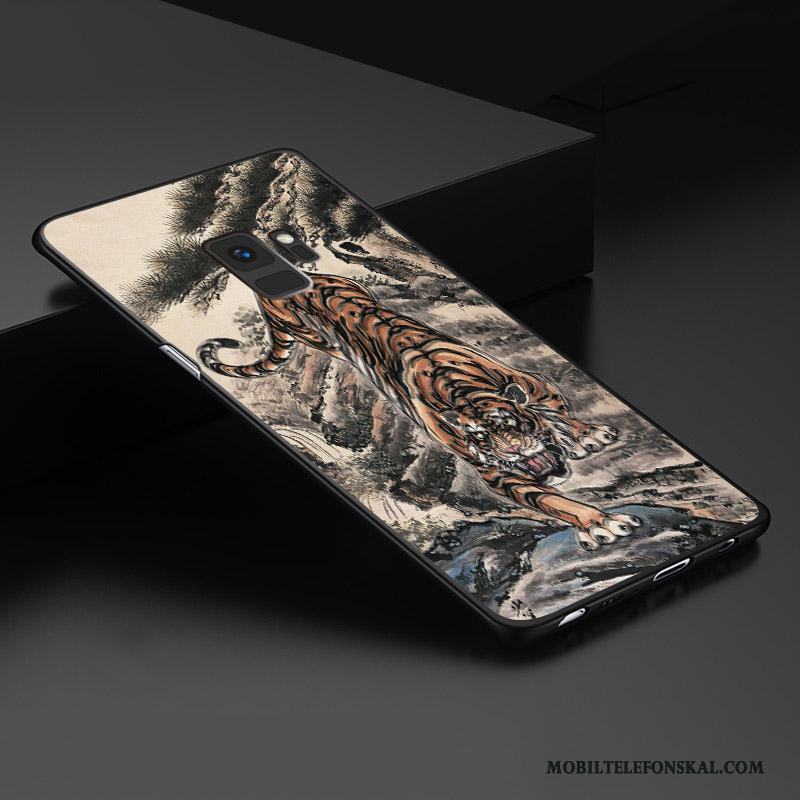 Samsung Galaxy S9+ Kinesisk Stil Anpassa All Inclusive Stjärna Fodral Skal Telefon Skydd