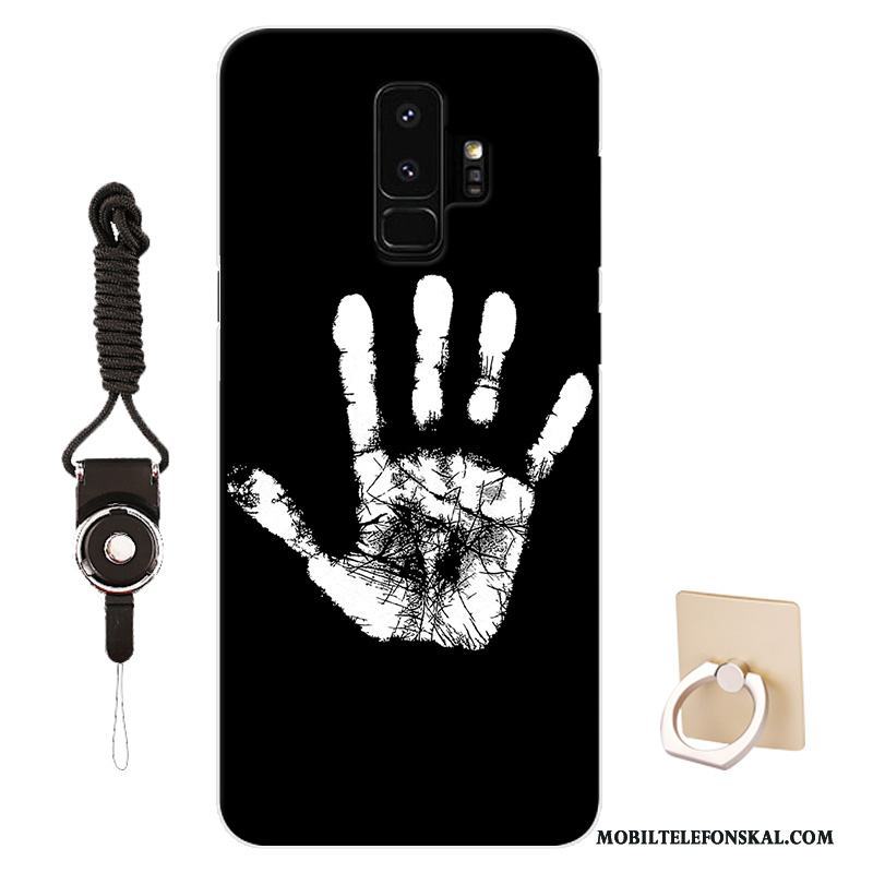 Samsung Galaxy S9+ Kreativa Tecknat Skal Telefon Fodral Stjärna Svart Skydd