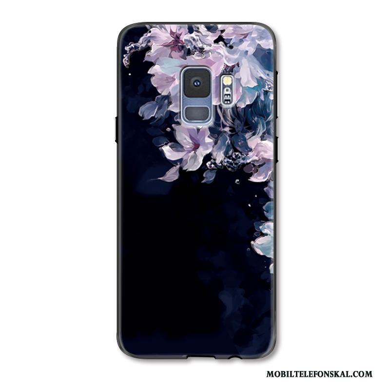 Samsung Galaxy S9+ Lyxiga Stjärna Skal Telefon Skydd Trend Varumärke Lättnad Blommor