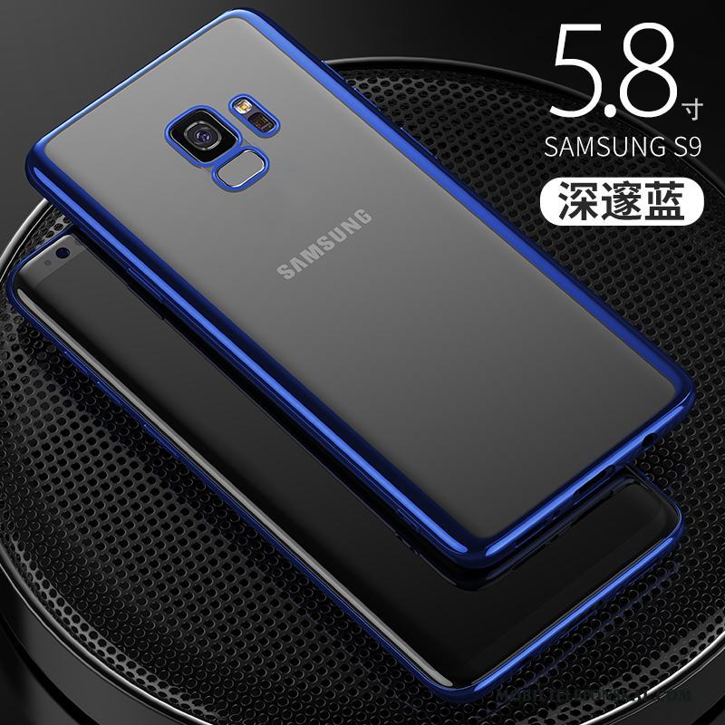 Samsung Galaxy S9 Mjuk Stjärna Transparent Skal Telefon Lyxiga Grå Fodral