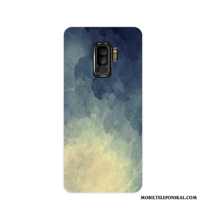 Samsung Galaxy S9+ Rosa Fodral Skal Telefon Stjärna Slim Skydd Kostfiber