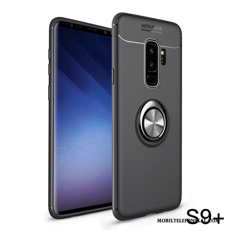 Samsung Galaxy S9+ Röd Fallskydd Skal Silikon Fodral Trend Varumärke Mjuk