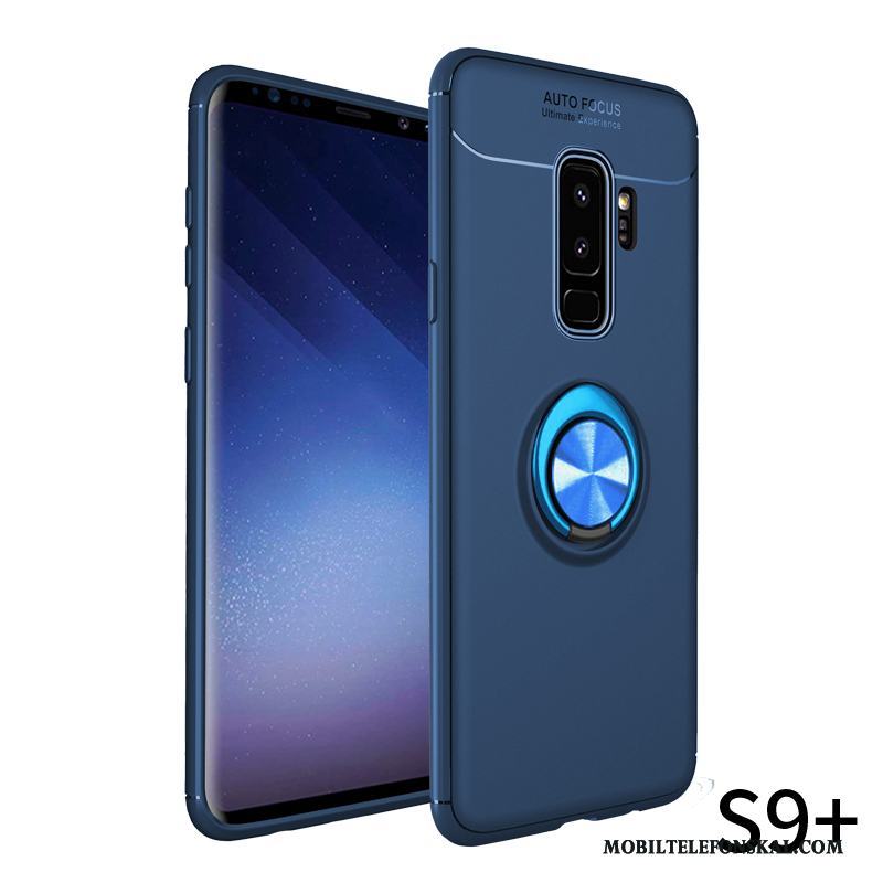 Samsung Galaxy S9+ Röd Fallskydd Skal Silikon Fodral Trend Varumärke Mjuk