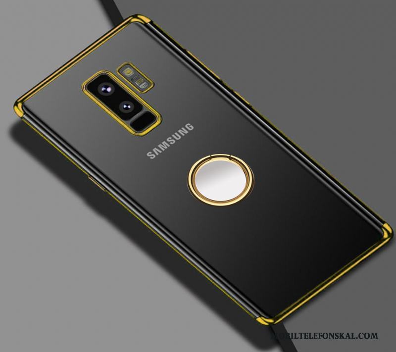 Samsung Galaxy S9+ Silikon Fodral Support Skal Telefon Fallskydd Ljust Transparent