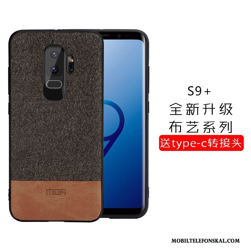 Samsung Galaxy S9+ Silikon Skal Telefon Nubuck Trend Varumärke Kreativa Hård All Inclusive