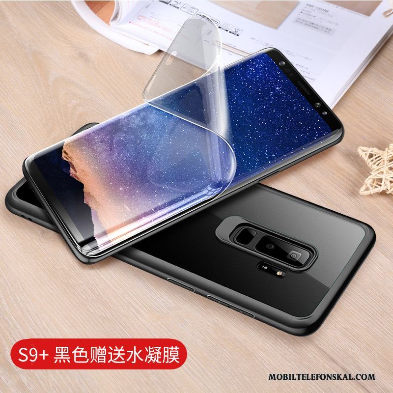 Samsung Galaxy S9+ Skal All Inclusive Fallskydd Kreativa Svart Transparent Stjärna Personlighet