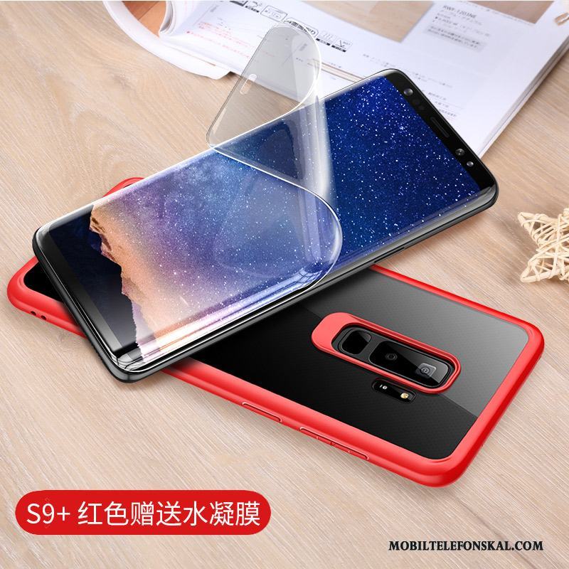 Samsung Galaxy S9+ Skal All Inclusive Fallskydd Kreativa Svart Transparent Stjärna Personlighet