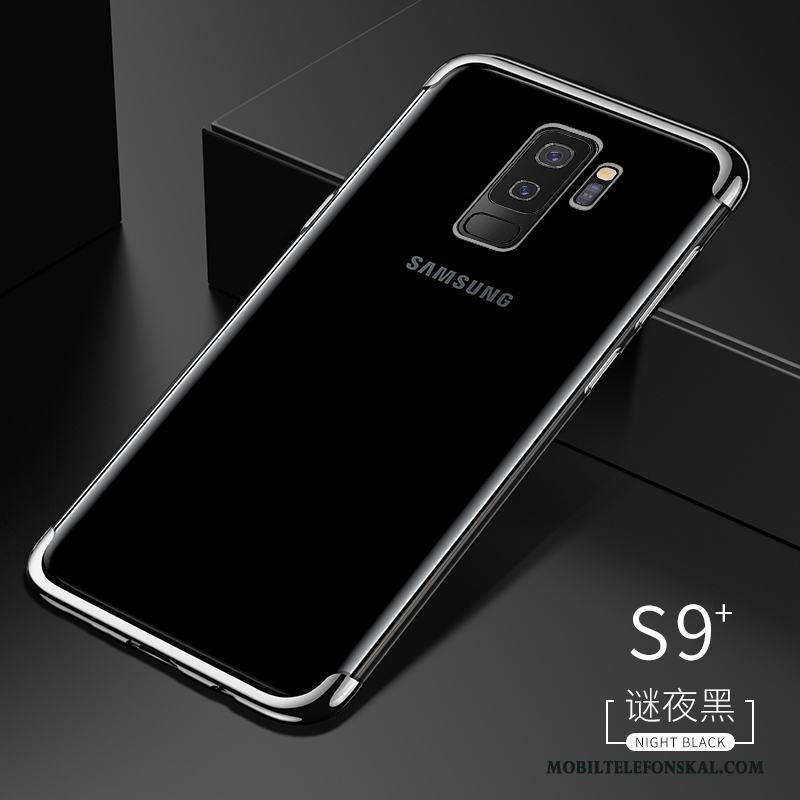 Samsung Galaxy S9+ Skal Blå Transparent Slim Trend Silikon Personlighet Stjärna