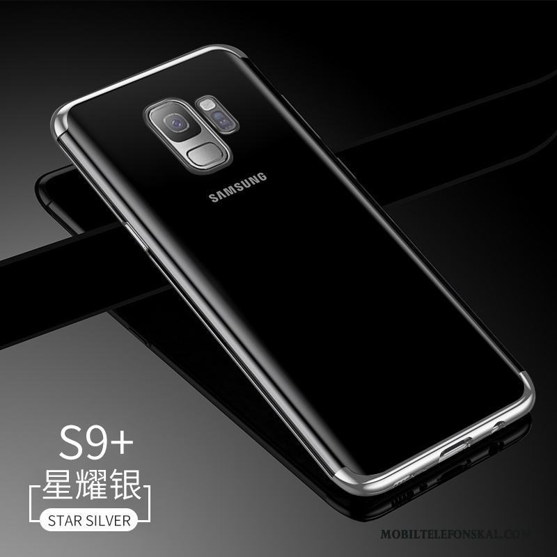 Samsung Galaxy S9+ Skal Blå Transparent Slim Trend Silikon Personlighet Stjärna