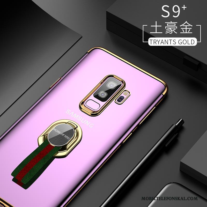 Samsung Galaxy S9+ Skal Blå Transparent Slim Trend Silikon Personlighet Stjärna