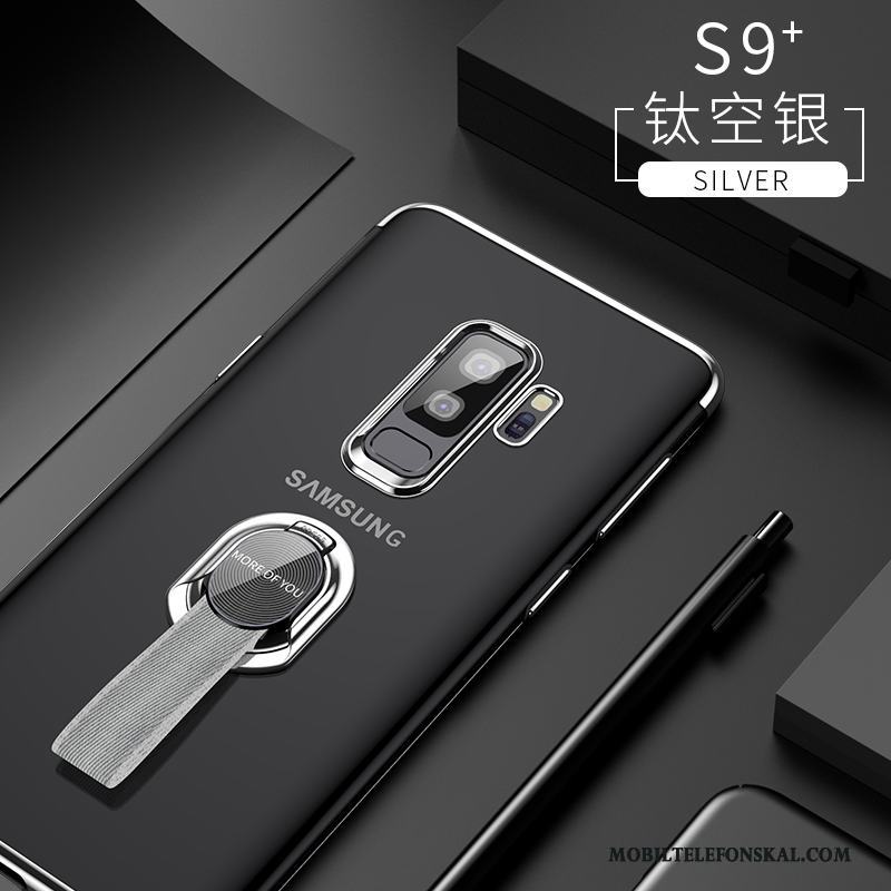 Samsung Galaxy S9+ Skal Blå Transparent Slim Trend Silikon Personlighet Stjärna