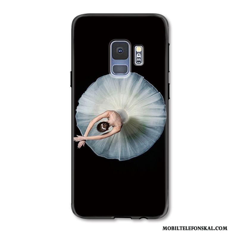 Samsung Galaxy S9+ Skal Fodral Fallskydd Kreativa Stjärna Svart All Inclusive Enkel