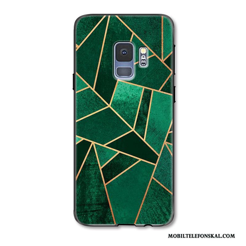 Samsung Galaxy S9 Skal Kreativa Ny Personlighet Vit Skydd Geometri Fodral