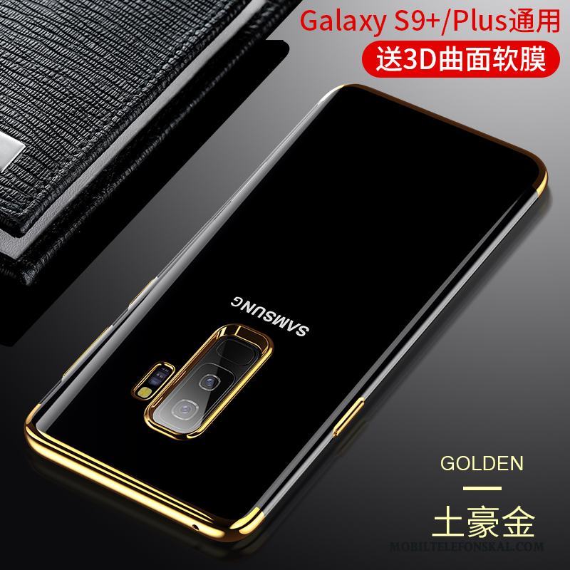 Samsung Galaxy S9+ Skal Trend Stjärna Fodral Transparent Slim Fallskydd Silikon