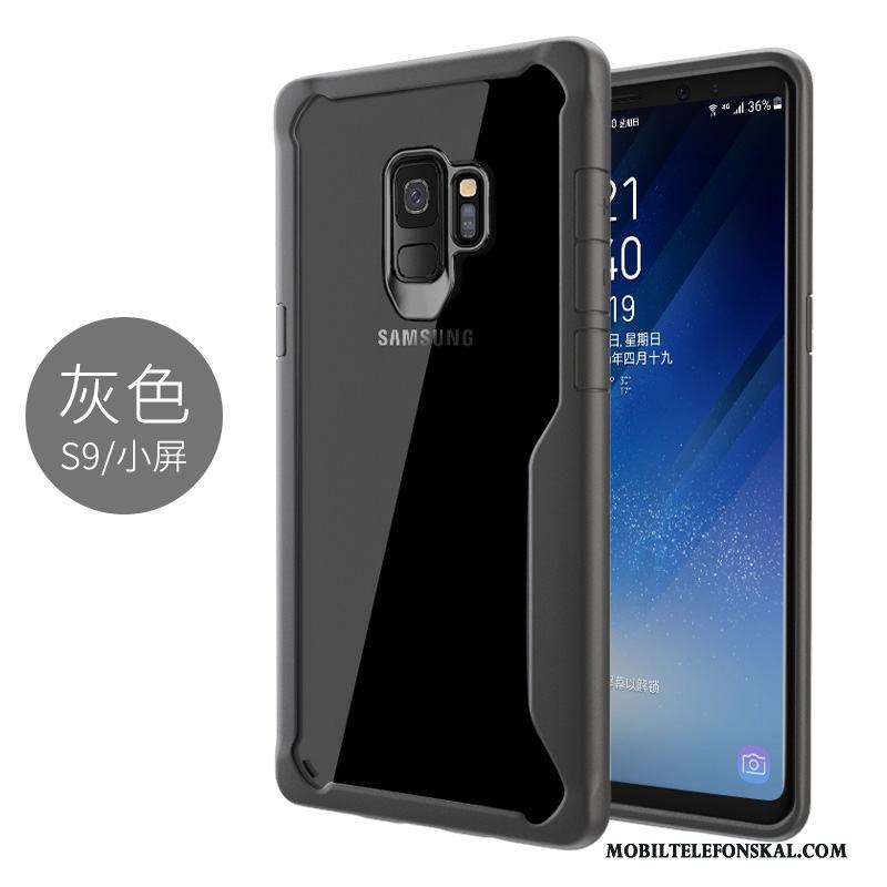 Samsung Galaxy S9 Transparent Silikon Skal Telefon Skydd Fodral Ny Svart