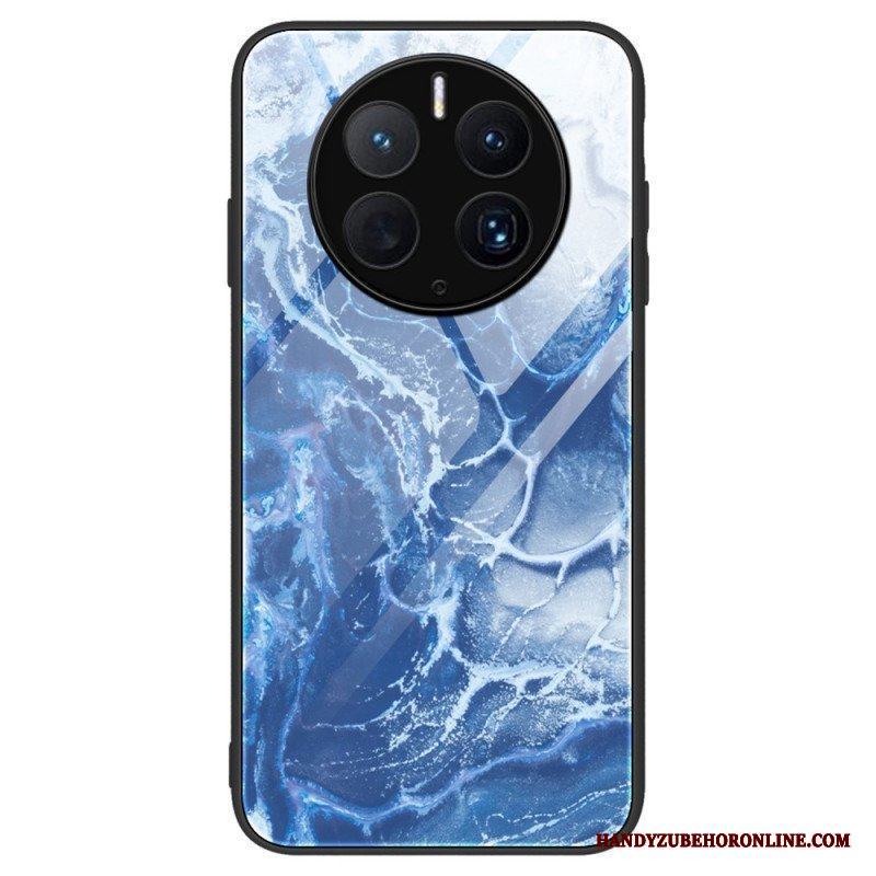 Skal Huawei Mate 50 Pro Snyggt Marmorhärdat Glas