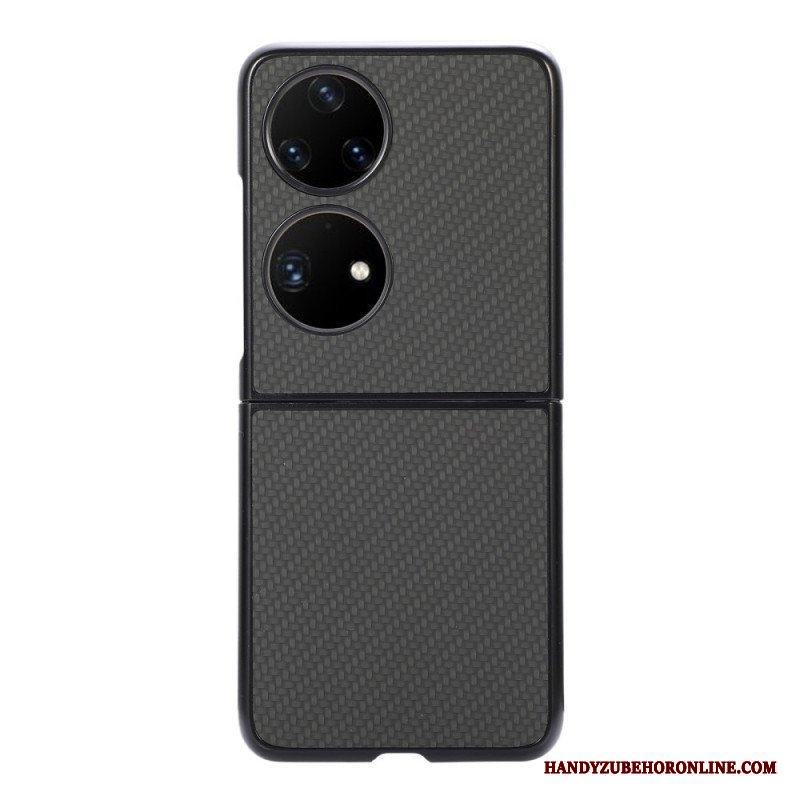 Skal Huawei P50 Pocket Texturerad Kolfiber