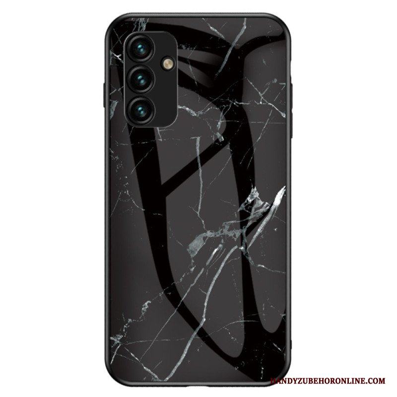 Skal Samsung Galaxy A14 / A14 5G Marmor Härdat Glas