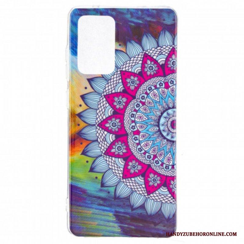 Skal Samsung Galaxy A52 4G / A52 5G / A52s 5G Fluorescerande Färgglada Mandala