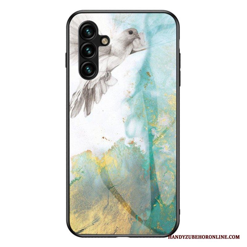 Skal Samsung Galaxy A54 5G Marmorfärger Härdat Glas
