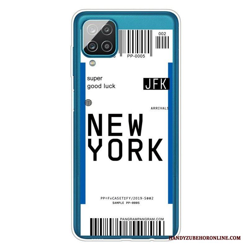 Skal Samsung Galaxy M12 / A12 Boardingkort Till New York