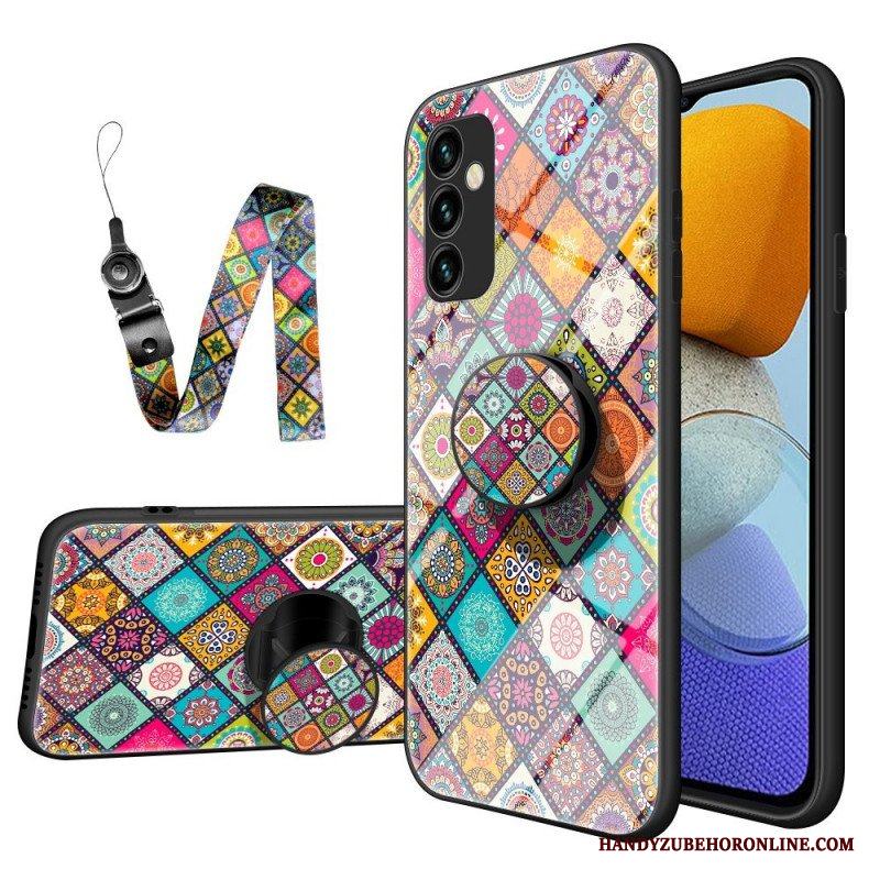 Skal Samsung Galaxy M23 5G Patchwork Magnetisk Hållare