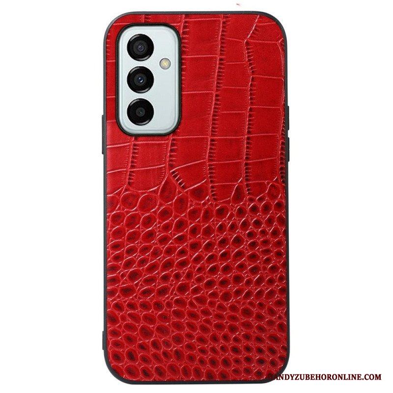 Skal Samsung Galaxy M23 5G Äkta Crocodile Texture Läder