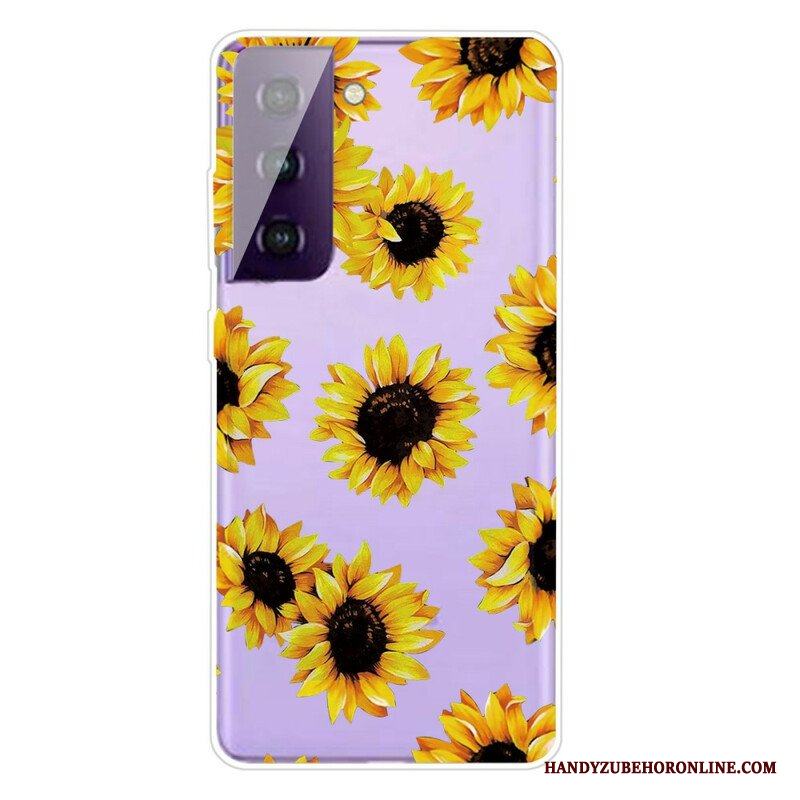 Skal Samsung Galaxy S21 FE Grafiska Blommor