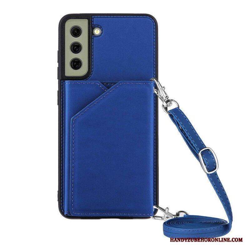 Skal Samsung Galaxy S21 FE Multi-card Support Handsfree Och Lanyard