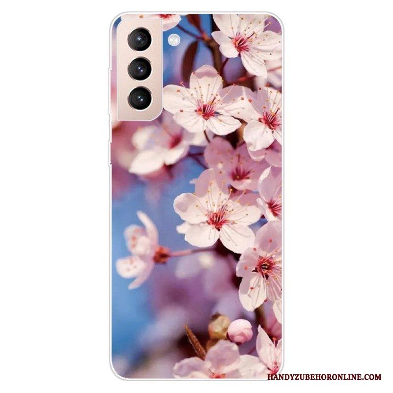 Skal Samsung Galaxy S22 5G Realistiska Blommor