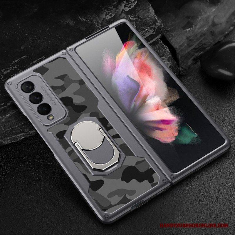 Skal Samsung Galaxy Z Fold 3 5G Camouflage Ring-support Gkk