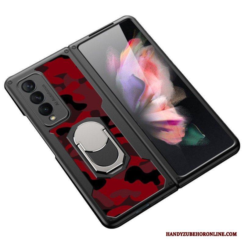 Skal Samsung Galaxy Z Fold 3 5G Camouflage Ring-support Gkk