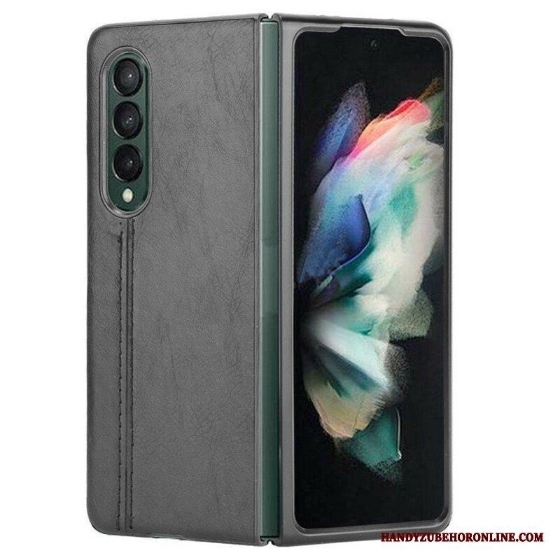 Skal Samsung Galaxy Z Fold 3 5G Couture Lädereffekt