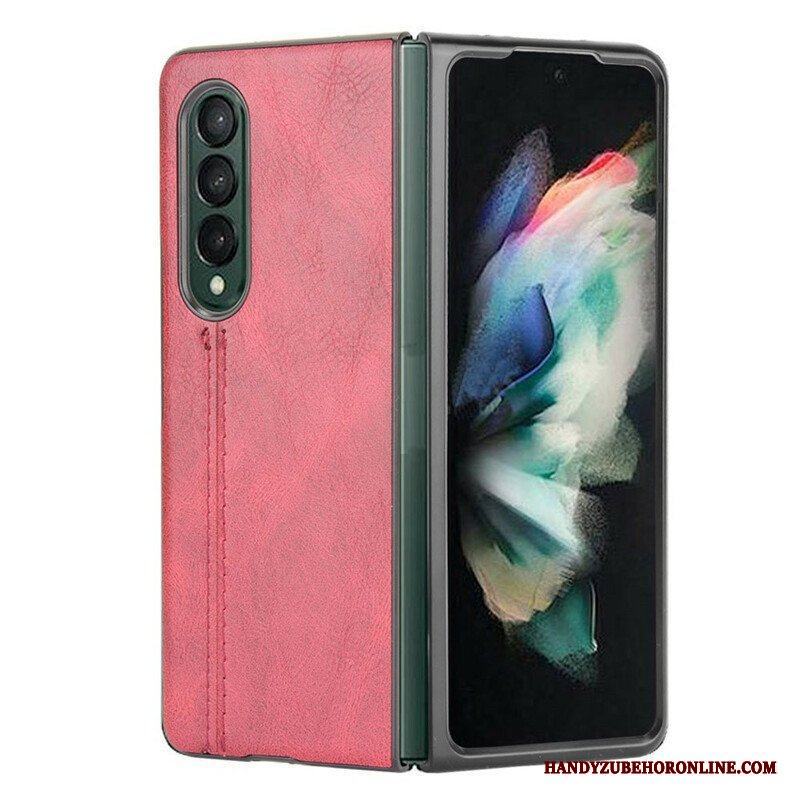 Skal Samsung Galaxy Z Fold 3 5G Couture Lädereffekt