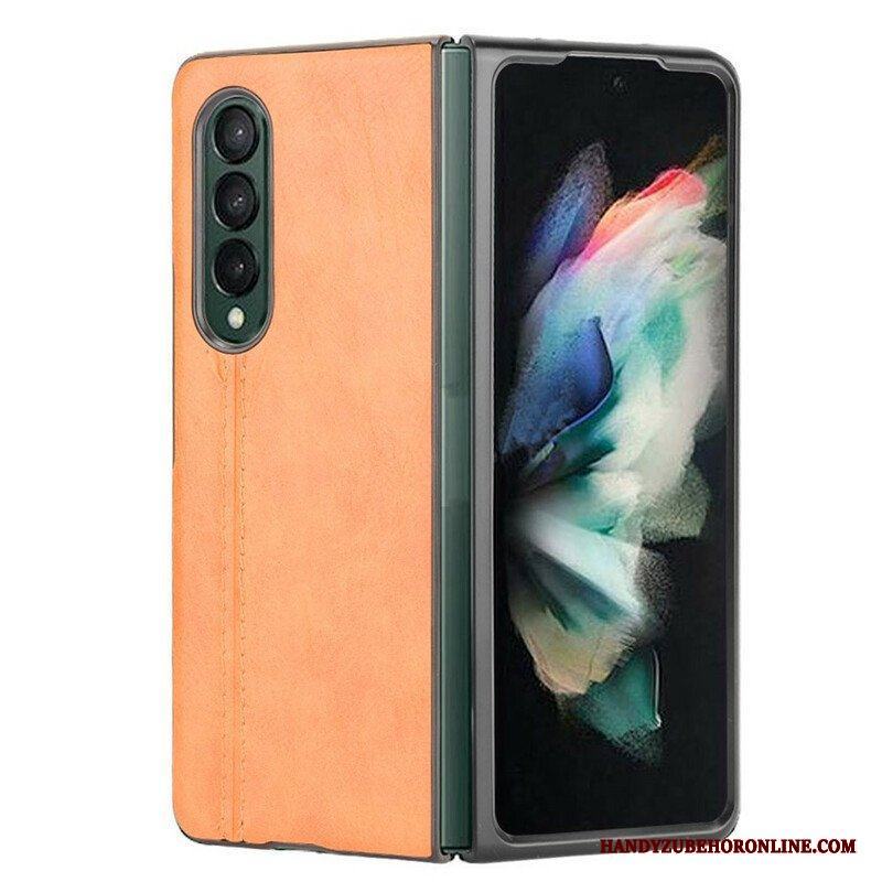 Skal Samsung Galaxy Z Fold 3 5G Couture Lädereffekt