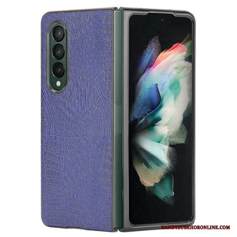 Skal Samsung Galaxy Z Fold 3 5G Imiterat Krokodilläder