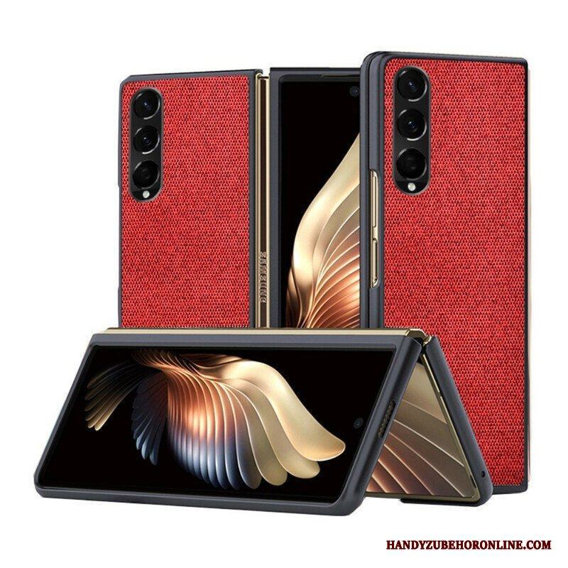 Skal Samsung Galaxy Z Fold 3 5G Texturerad Lädereffekt