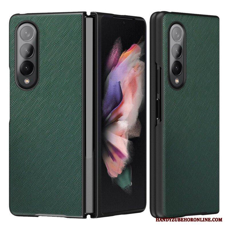 Skal Samsung Galaxy Z Fold 3 5G Texturerat Läder