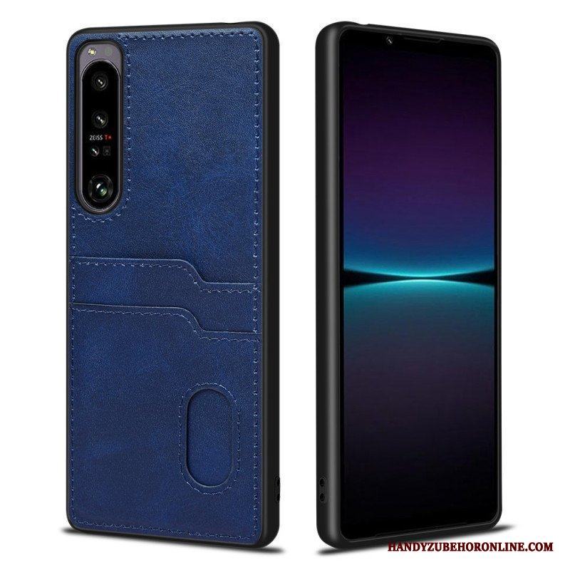 Skal Sony Xperia 1 IV Dubbel Korthållare