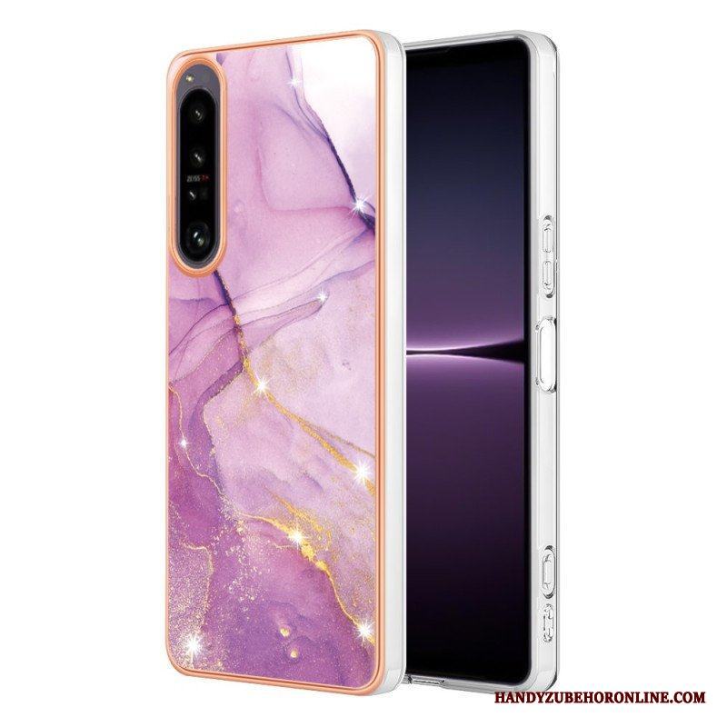 Skal Sony Xperia 1 IV Färgad Marmor