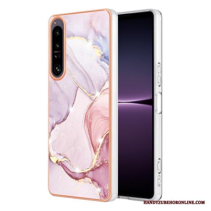 Skal Sony Xperia 1 IV Färgad Marmor