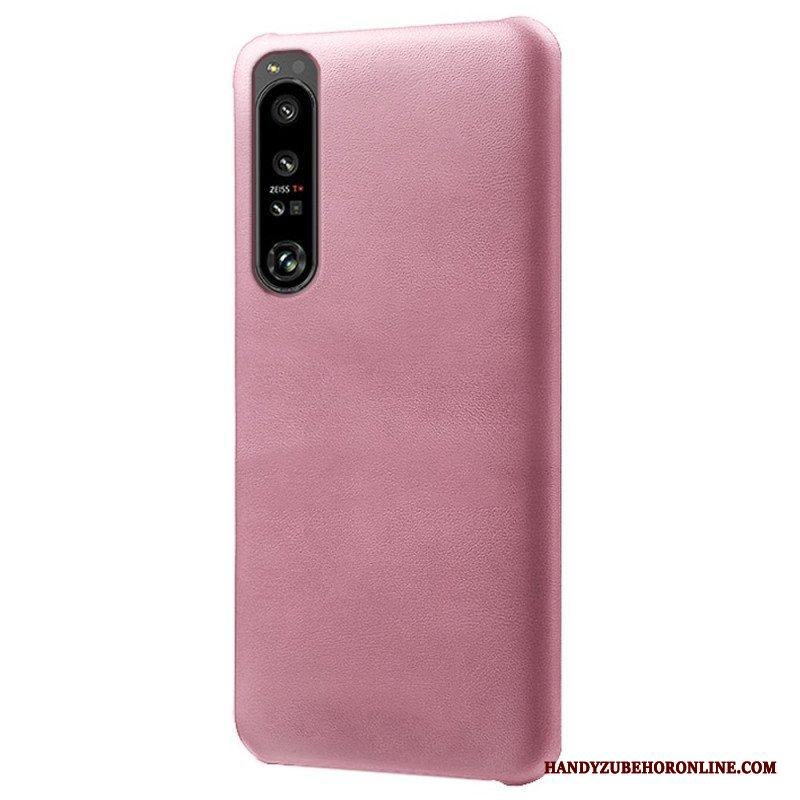 Skal Sony Xperia 1 IV Lädereffekt