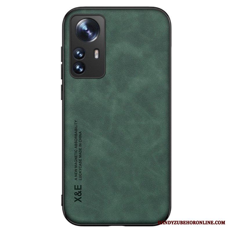 Skal Xiaomi 12 / 12X X&e Lädereffekt Läder
