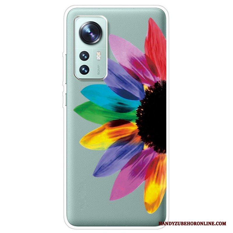 Skal Xiaomi 12 Pro Blommigt Silikon