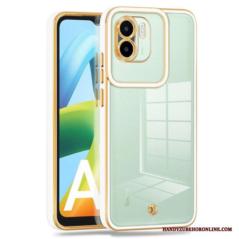 Skal Xiaomi Redmi A1 Transparenta Kanter I Metallstil