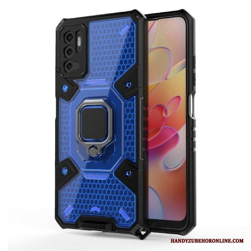 Skal Xiaomi Redmi Note 10 5G Honeycomb Med Ring