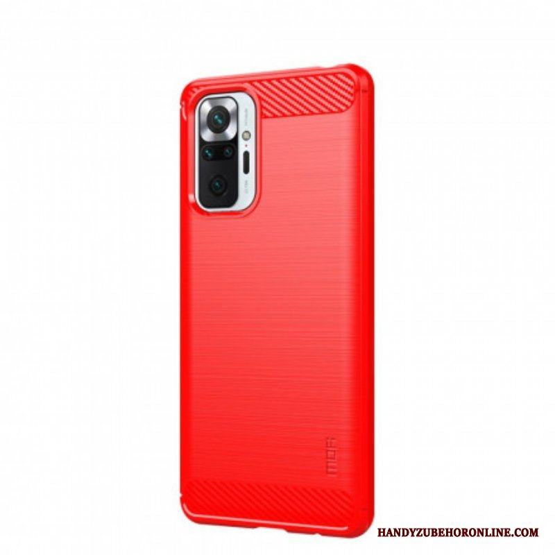 Skal Xiaomi Redmi Note 10 Pro Mofi Borstad Kolfiber