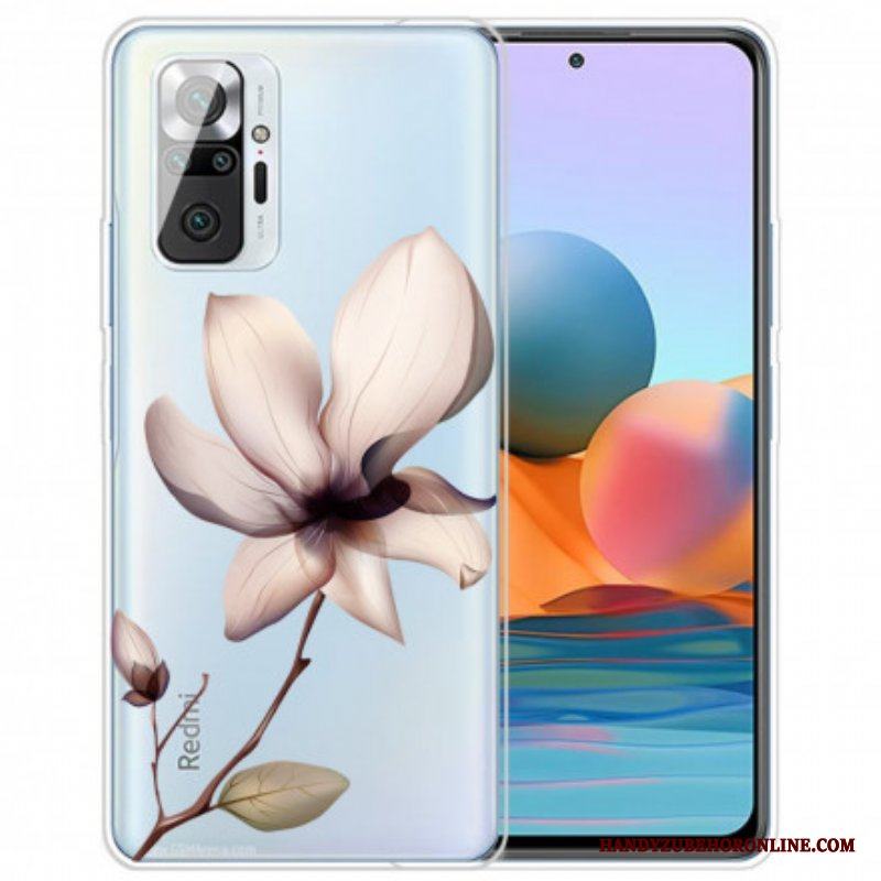 Skal Xiaomi Redmi Note 10 Pro Transparent En Blomma