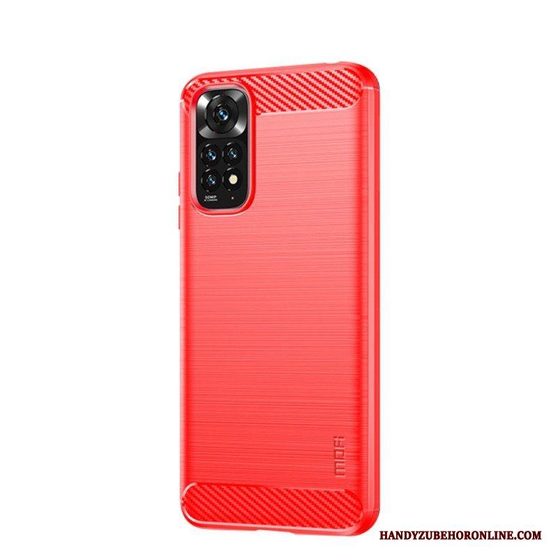 Skal Xiaomi Redmi Note 11 / 11S Mofi Borstad Kolfiber