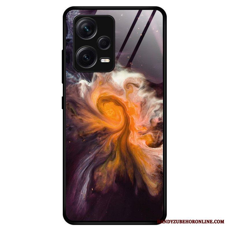 Skal Xiaomi Redmi Note 12 Pro Plus Marmorfärger Härdat Glas